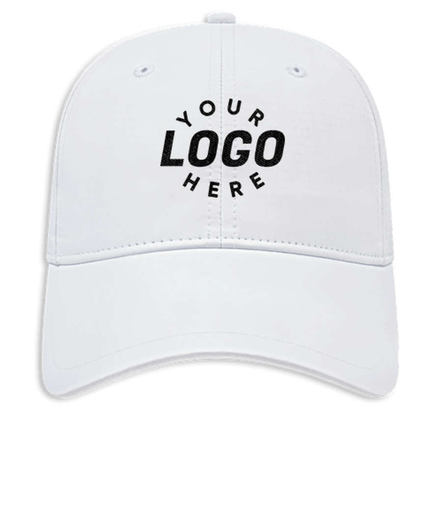 Cap America Soft Fit Solid Performance Baseball Hat in White