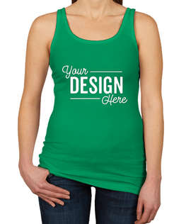 Next Level Women's Slim Fit Jersey Tank - Color: Envy
