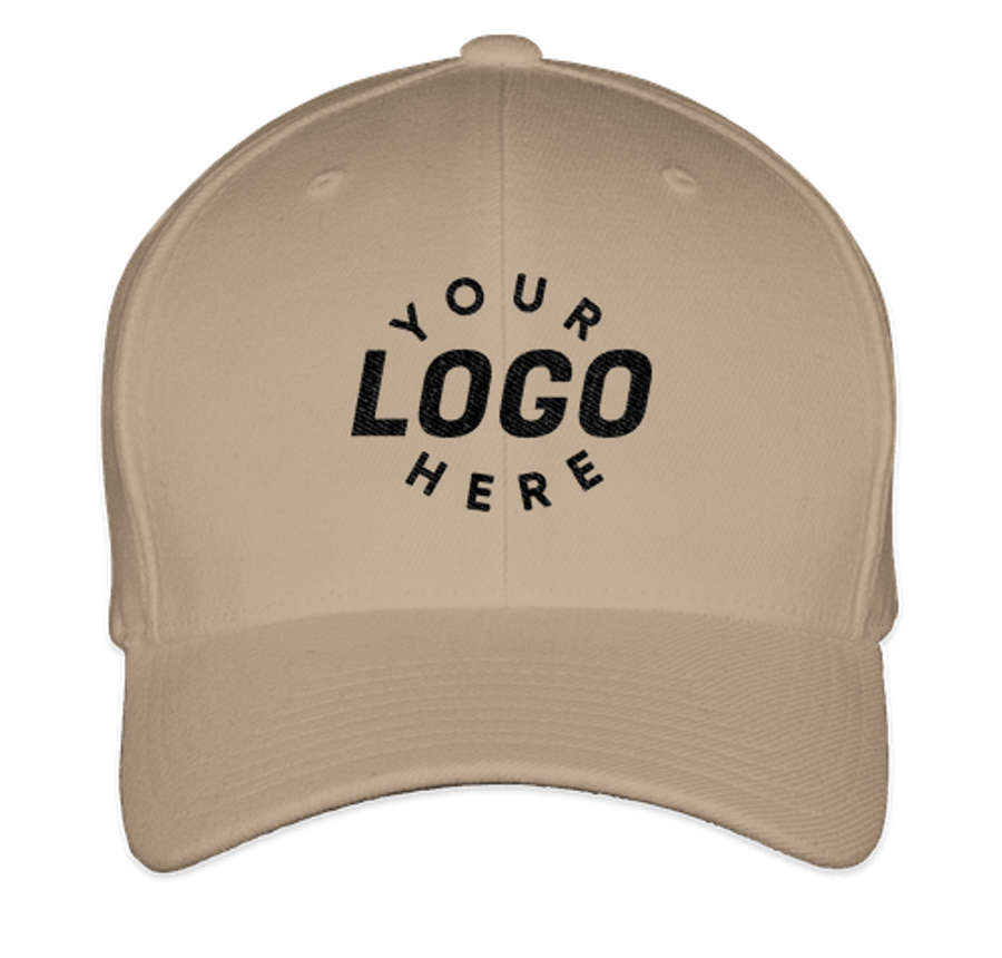 Yupoong Wool Flexfit Hat in Khaki
