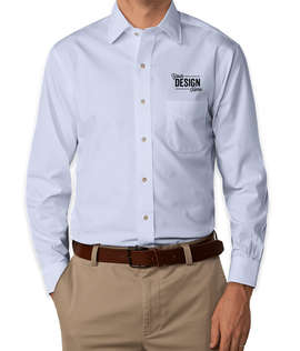 Brooks Brothers Non-Iron Pinpoint Ainsley Collar Dress Shirt - Color: Solid Light Blue (Sld LB)