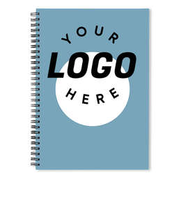 Circle JournalBooks ® Spiral Notebook - Color: Blue Steel