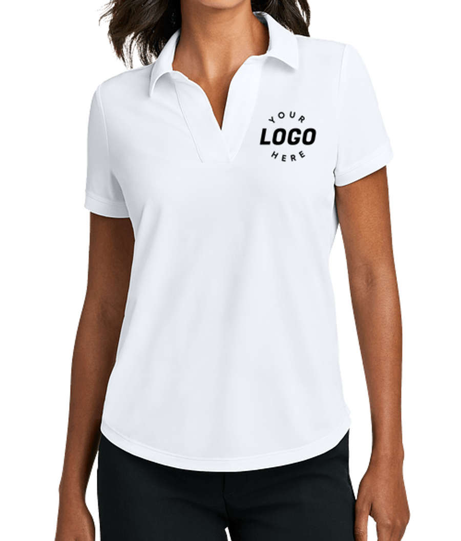 Mercer+Mettle Women's Everyday UPF 50+ Performance Polo - Printed in White