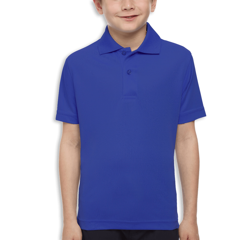 Blue Generation Youth BLU-X-DRI Titan Value Performance Polo - Embroidered-default
