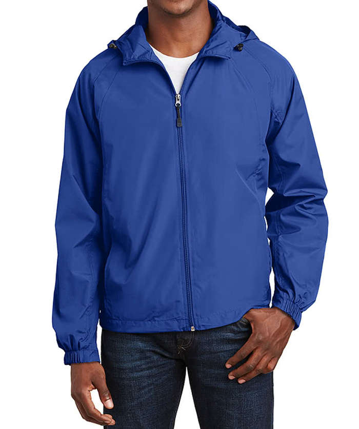 Custom Sport-Tek Zip Windbreakers Hooded Jacket at - Design Online Full