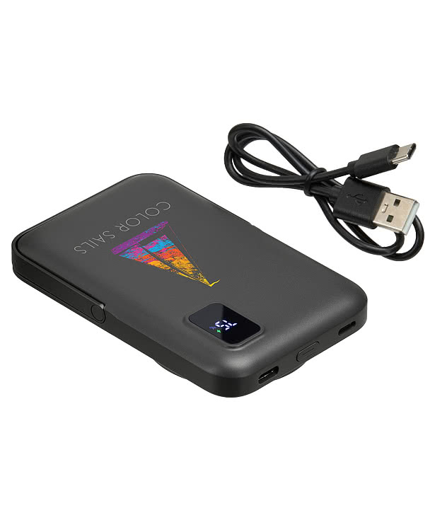 Regal 10,000 mAh Power Bank with 15W Wireless Charger, Watch Charger, & Stand