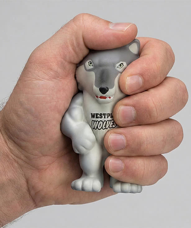 Wolf Mascot Stress Reliever