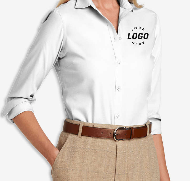 Custom Brooks Brothers Women's Wrinkle-Free Stretch Nailhead Dress Shirt - Design Women's Dress Shirts & Blouses Online at CustomInk.com Custom Brooks Brothers Women's Wrinkle-Free Stretch Nailhead Dress Shirt - Design Women's Dress Shirts & Blouses Online at CustomInk.com