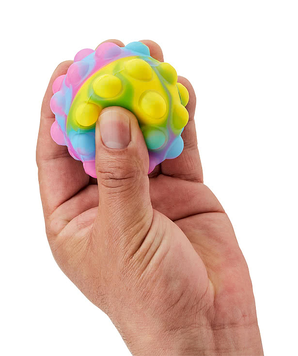 Tie Dye Push Pop Stress Ball