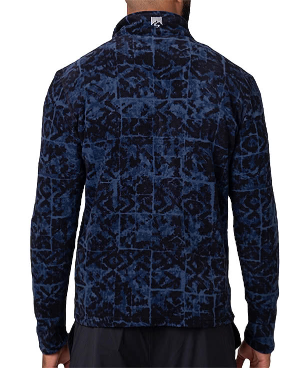Storm Creek Fireside Recycled Printed Microfleece Quarter-Zip