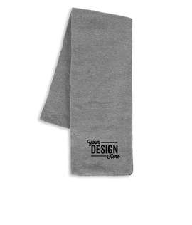 Sportsman Solid Knit Scarf - Color: Heather Grey
