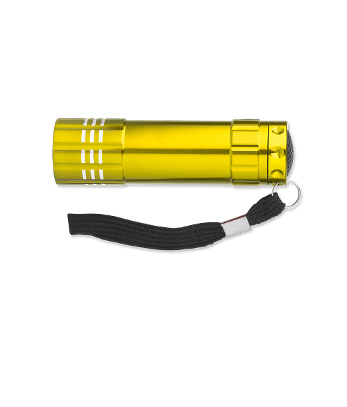 Laser Engraved Renegade Aluminum LED Flashlight in Yellow
