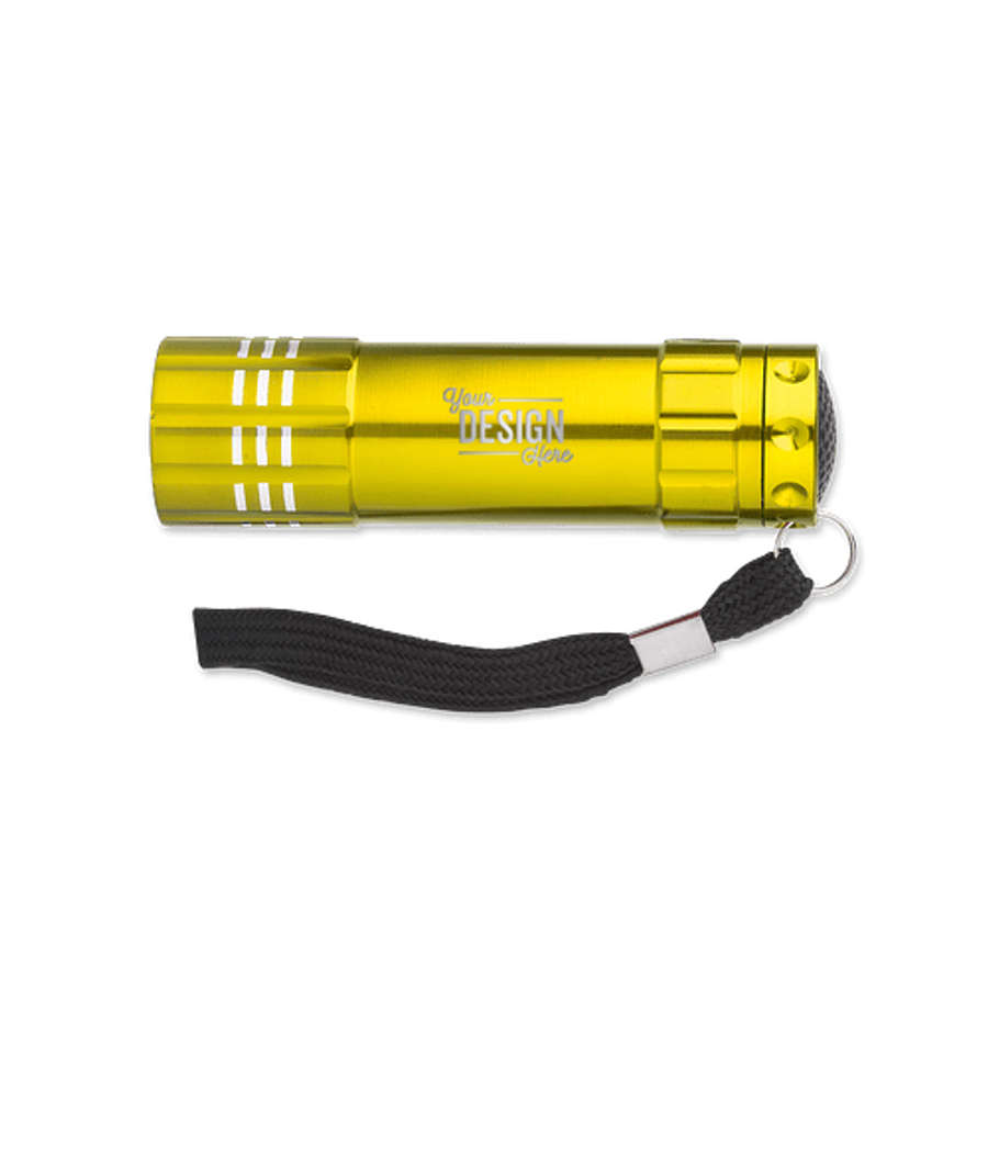 Laser Engraved Renegade Aluminum LED Flashlight in Yellow