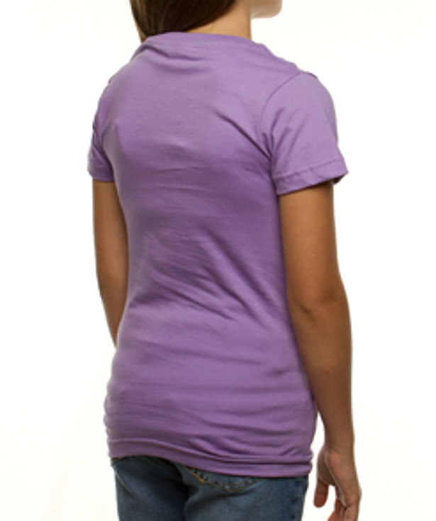 LAT Youth Girls Longer Length Jersey T-shirt