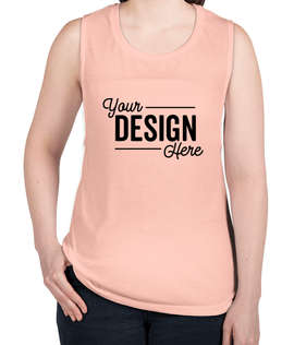Bella + Canvas Women's Flowy Muscle Tank - Color: Peach