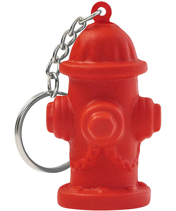 Fire Hydrant Stress Reliever Keychain