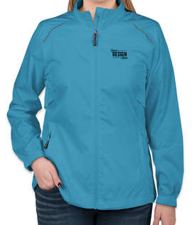 Core 365 Women's Lightweight Full Zip Jacket - Color: Electric Blue
