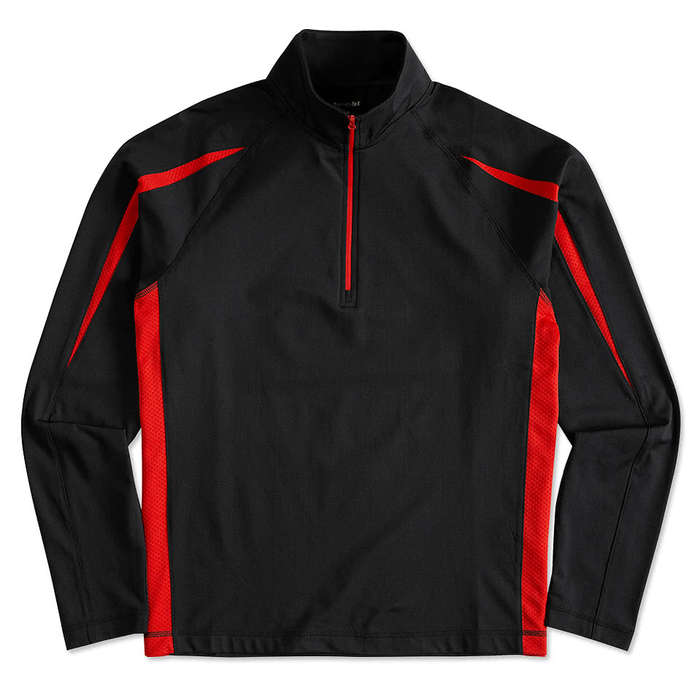 Sport-Tek Contrast Performance Half Zip Pullover
