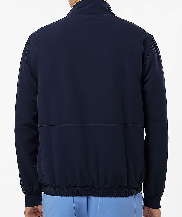 Jaanuu Wolfe Everyday Six-Pocket Full-Zip Scrub Jacket - Printed