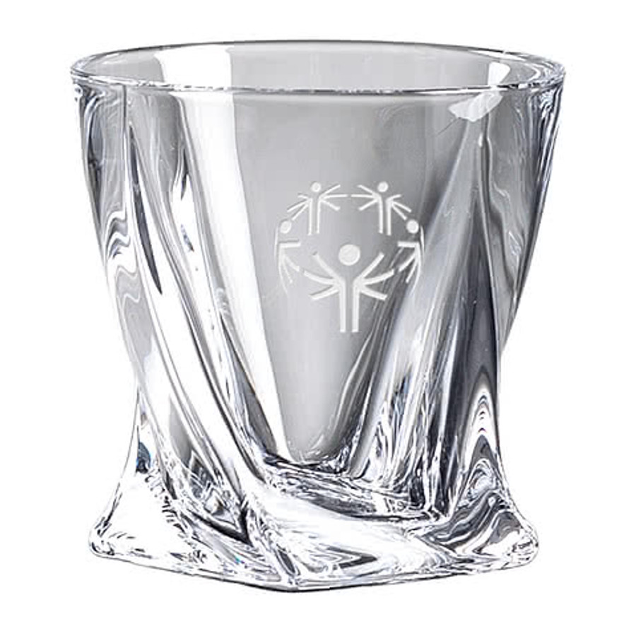 Laser Etched 11 oz. Oasis On-the-Rocks Glass in Clear