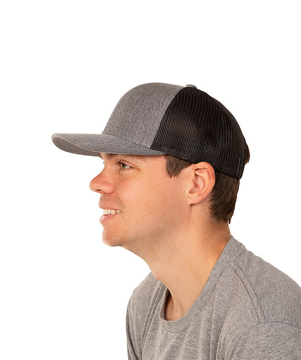 Pacific Headwear Heather Trucker Hat