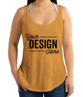 Next Level Women's Festival Side Slit Tank - Color: Antique Gold