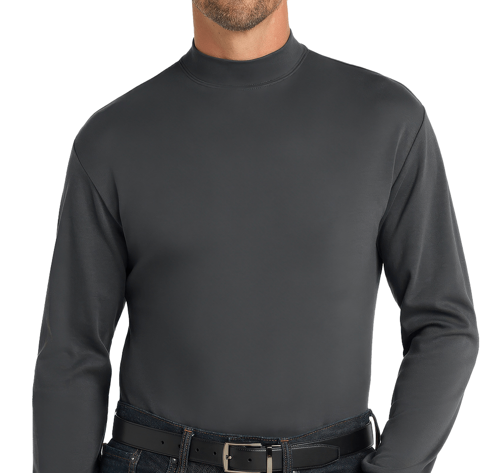 Port Authority Interlock Knit Mock Turtleneck-default