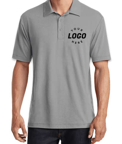 Port Authority Cotton Touch Performance Polo - Frost Grey