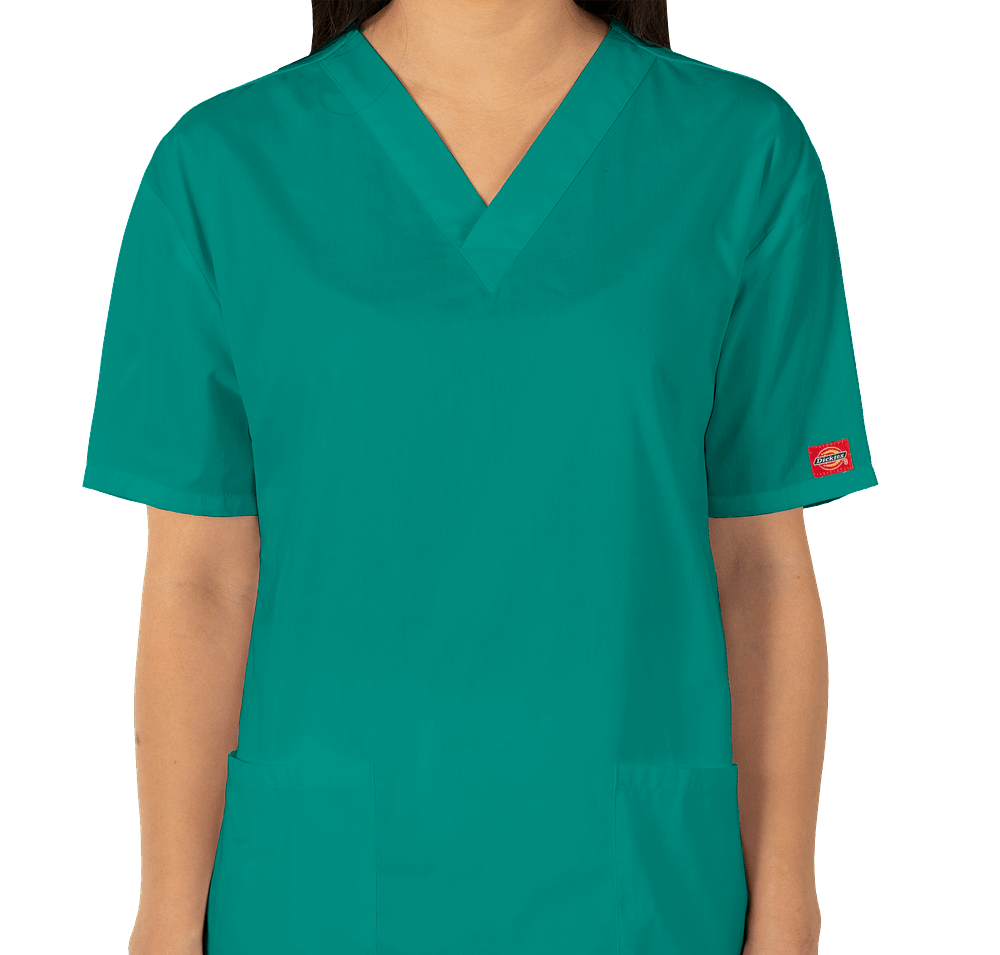 Dickies Women's V-Neck Scrub Top-default