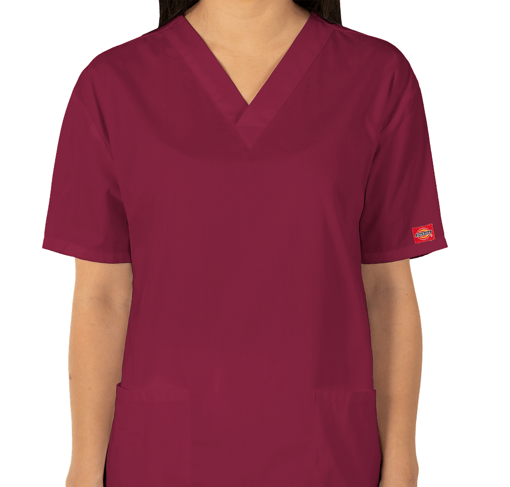 Dickies Women's V-Neck Scrub Top-default