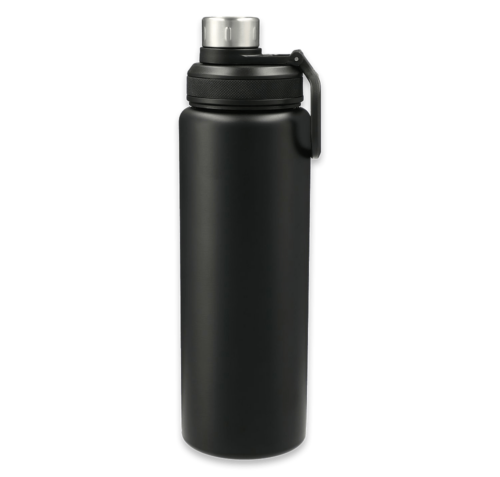 Laser Engraved 32 oz. Vasco Stainless Steel Water Bottle with Dual Opening Lid-default
