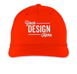 Pacific Headwear Perforated Flexfit Performance Hat - Color: Orange