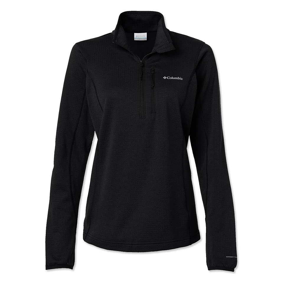Columbia Women's Essential Hike Recycled Fleece Half Zip Pullover - Embroidered