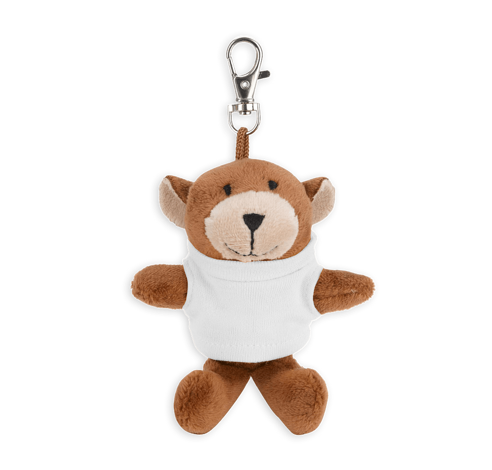 Full Color Wild Bunch 4" Bear Plush Animal Keychain-default