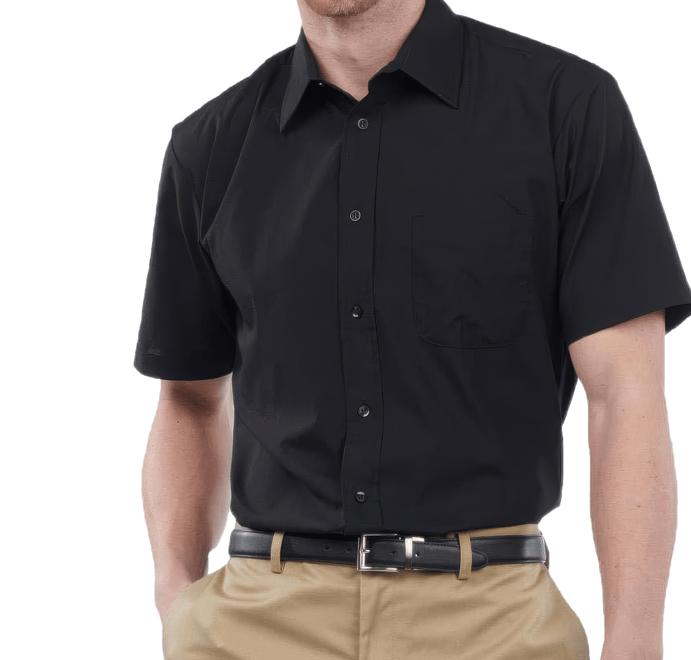 Edwards Essential Wrinkle-Free Short Sleeve Dress Shirt-default