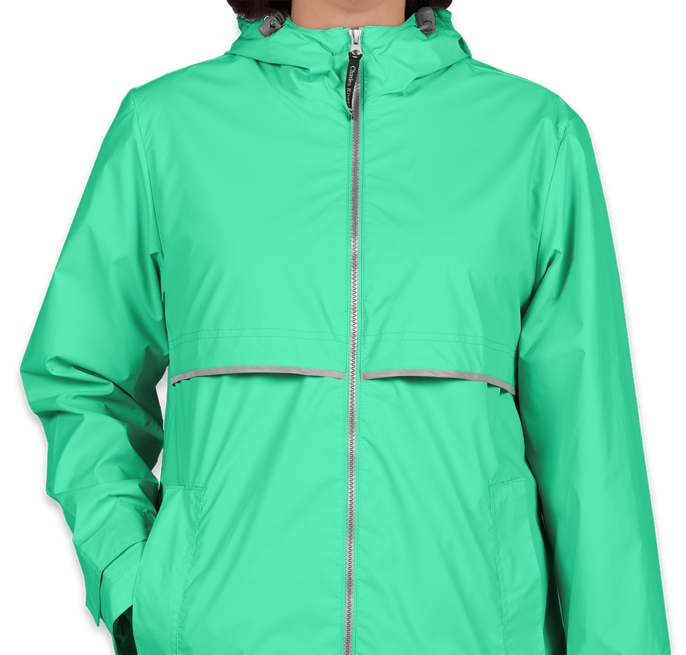 Charles River Women's New Englander Hooded Rain Jacket-default