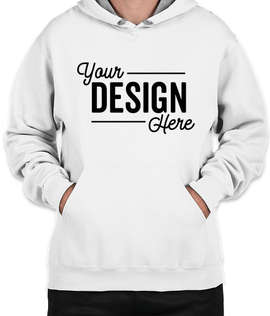 Fruit of the Loom Sofspun Pullover Hoodie - Color: White