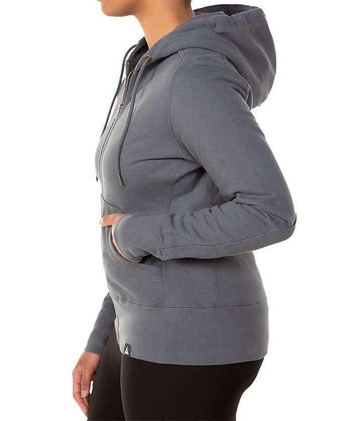 American Giant Women's USA-Made Classic Heavyweight Zip Hoodie