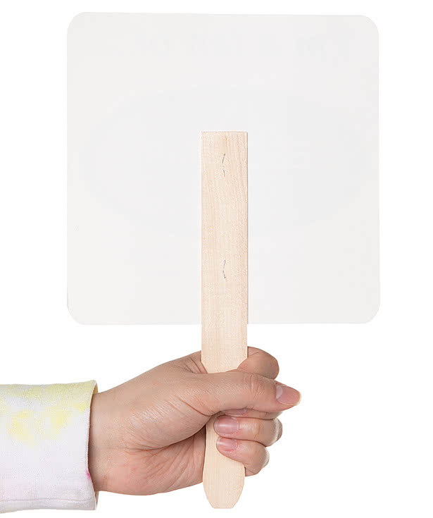 Full Color Square Hand Fan