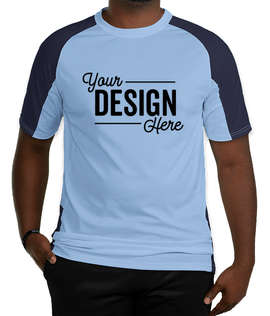 Augusta Cutter Jersey - Color: Columbia Blue / Navy