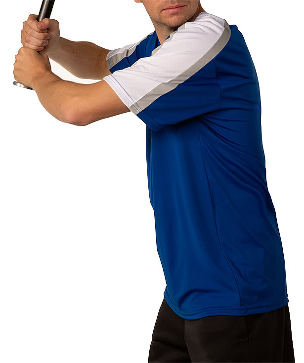 Augusta Colorblock Baseball Henley