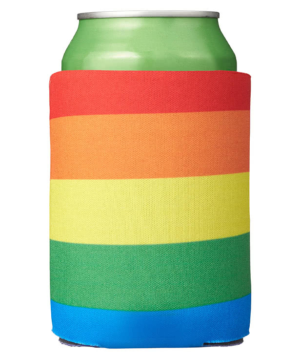 Rainbow Foldable Can Cooler
