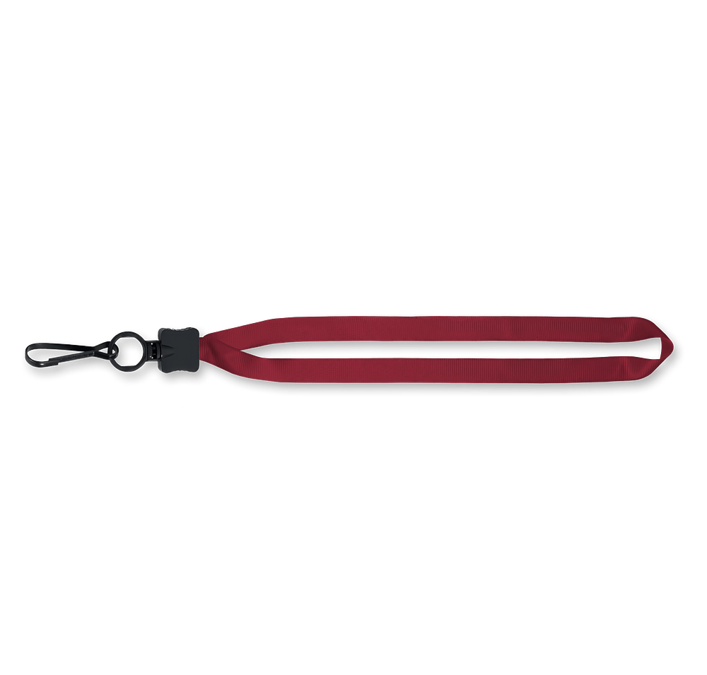 Full Color Lanyard with Plastic O-Ring and Metal Swivel Hook-default