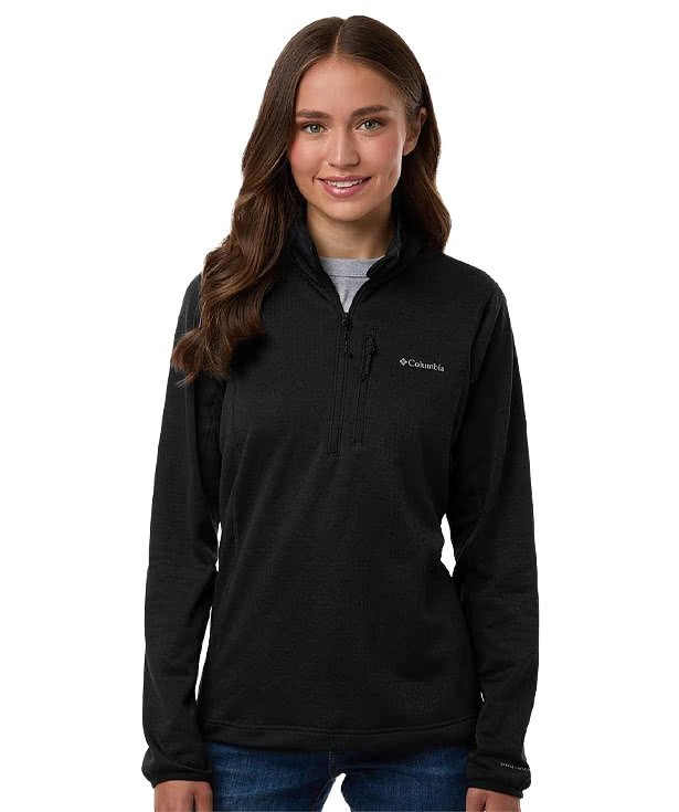 Columbia Women's Essential Hike Recycled Fleece Half Zip Pullover - Embroidered