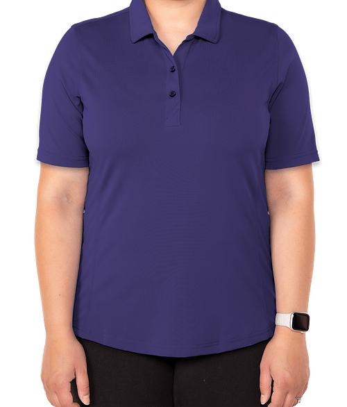 Cutter & Buck Women's Virtue Eco Pique Performance Polo in College Purple
