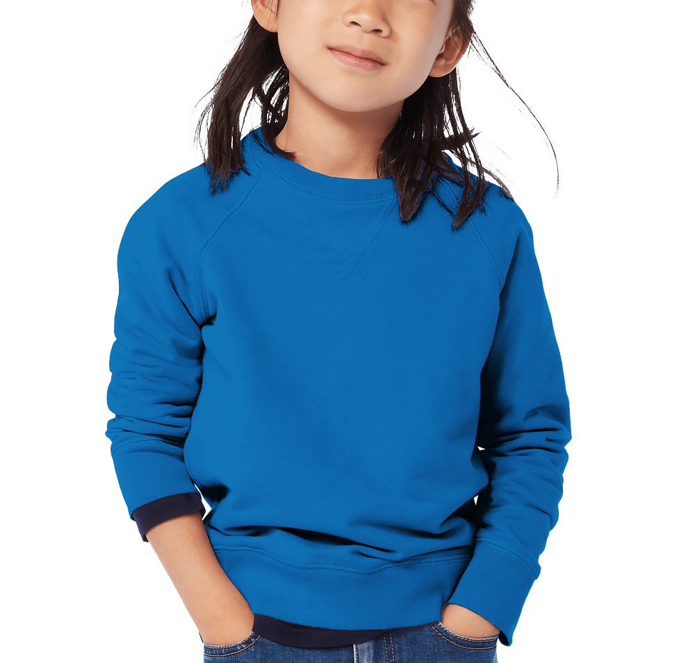 Primary Youth French Terry Crewneck Sweatshirt-default