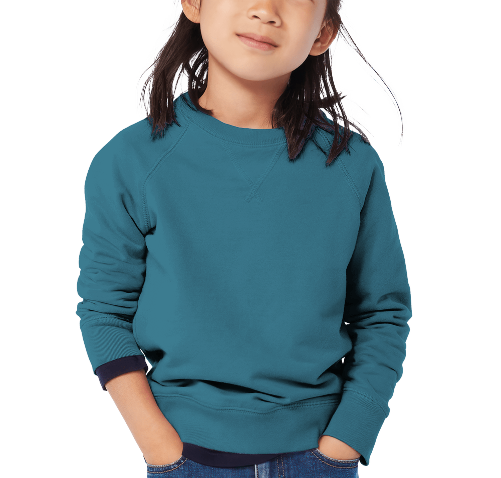 Primary Youth French Terry Crewneck Sweatshirt-default