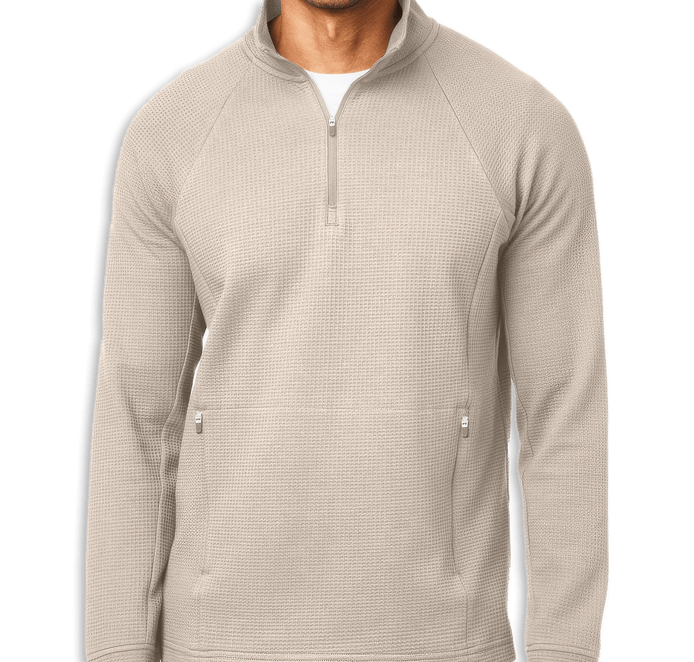 North End Rhythm Waffle Quarter Zip Performance Pullover-default