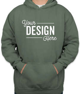 Comfort Colors Hooded Sweatshirt - Color: Blue Spruce