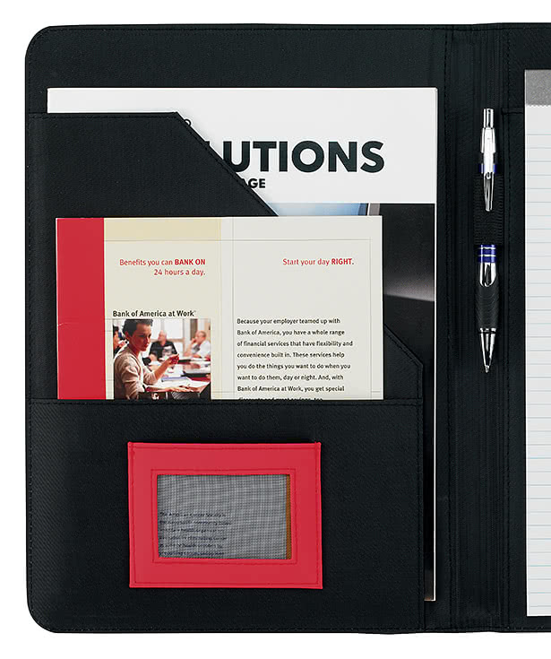 Underline Stripe Padfolio