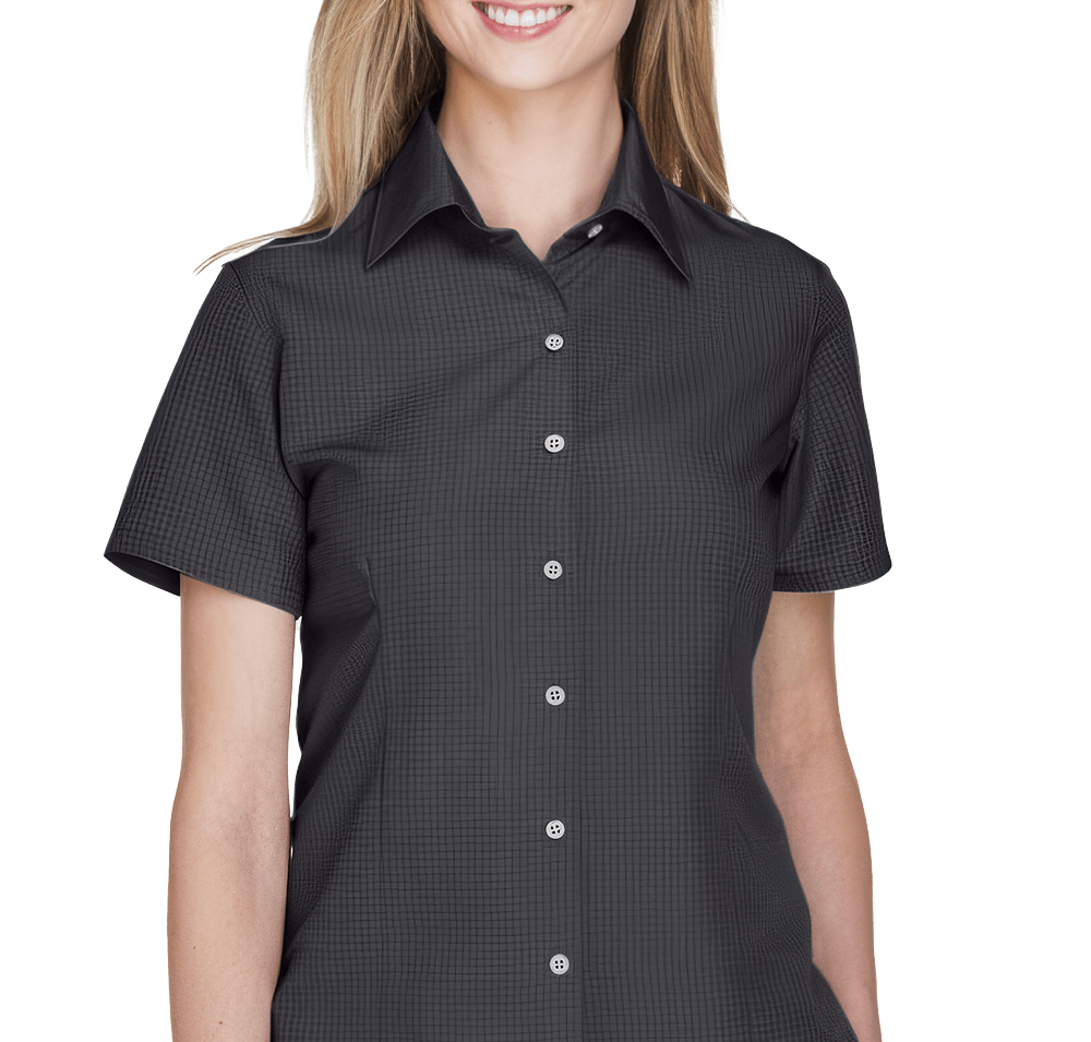 Harriton Women’s Barbados Textured Camp Shirt-default